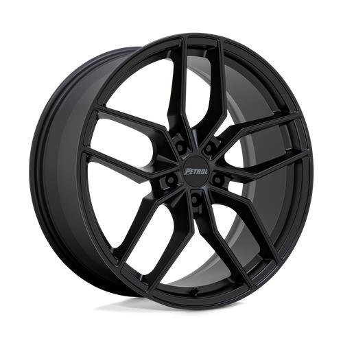 P5C MATTE BLACK 8x17 5/105 ET40 CB72,1 60° - Alumiinivanteet - 325200 - 1