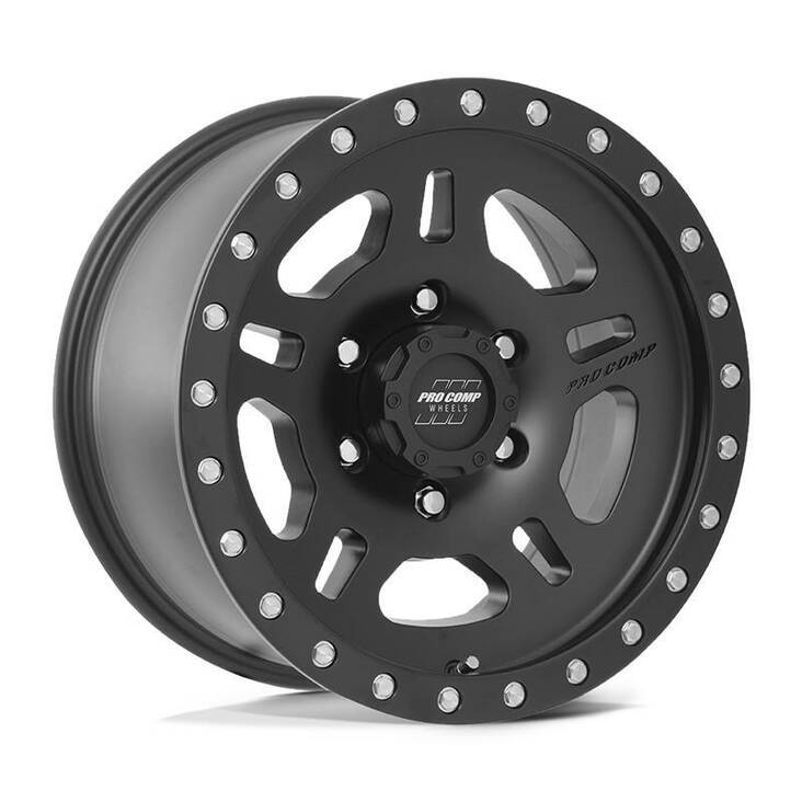PA29 LA PAZ SATIN BLACK 8x16 6/139,7 ET0 CB106,1 60° - Alumiinivanteet - 327550 - 1