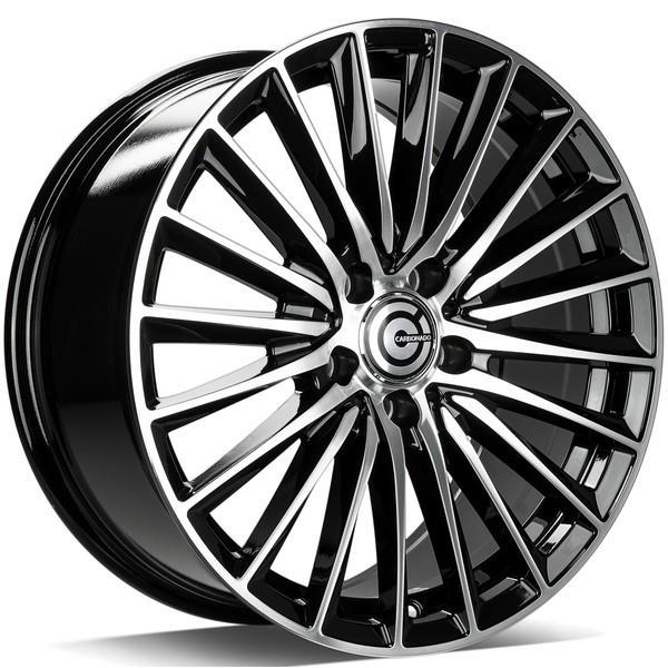 Prestige Black Front Polished 8x18 5/112 ET45 CB66.5 60° - Alumiinivanteet - 322980 - 1