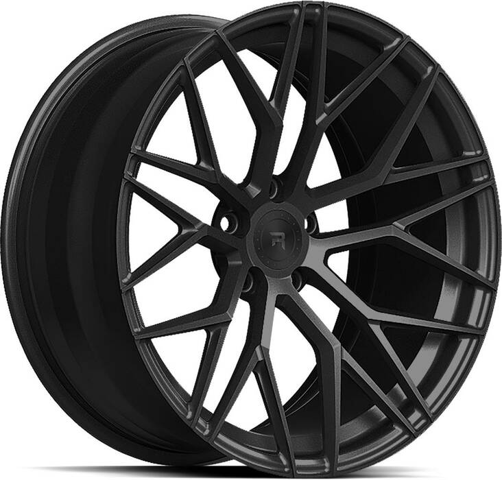 R-SERIES R9 Satin Black 9x22 5/120 ET30 CB74,1 60° - Alumiinivanteet - 284200 - 1
