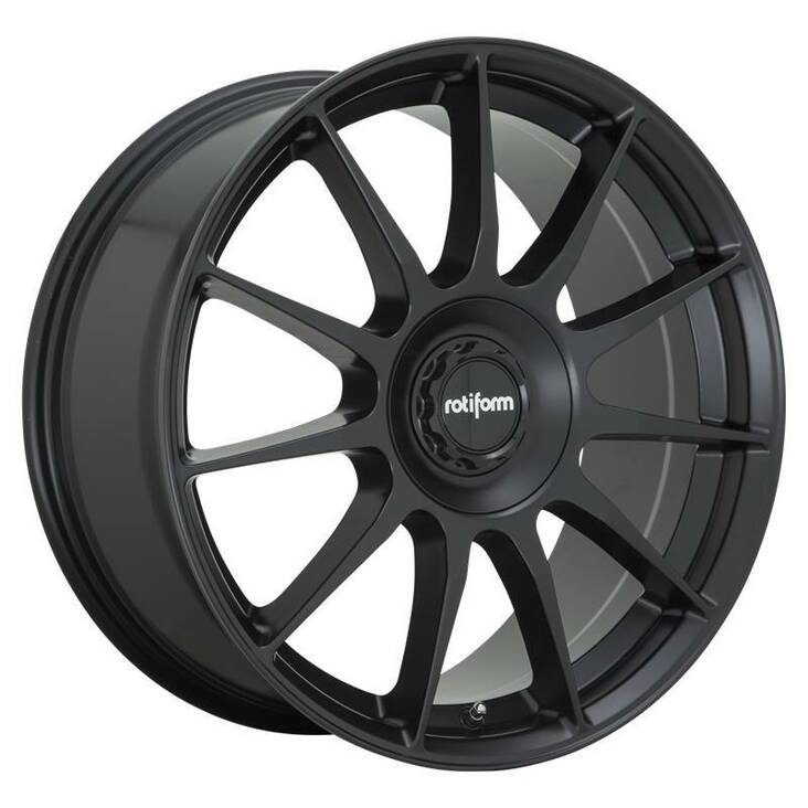 R168 DTM SATIN BLACK 8x17 5/112/120 ET40 CB72.6 60° - Alumiinivanteet - 327600 - 1