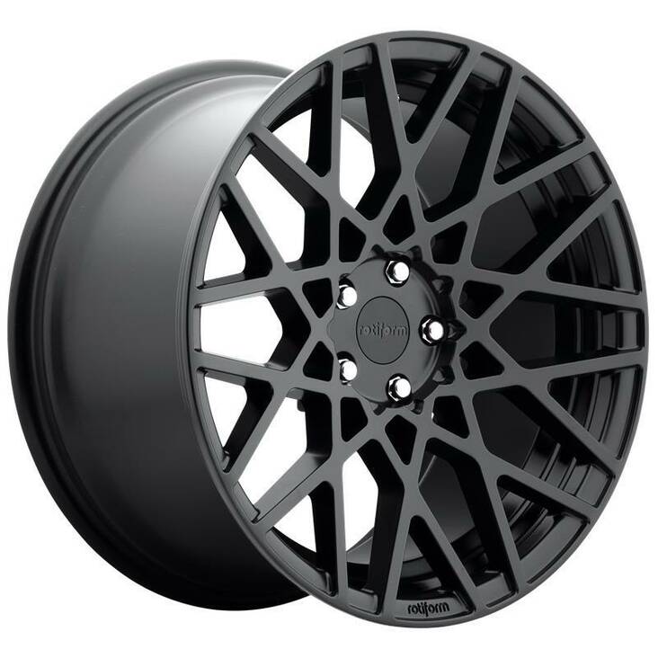 RC112 MATTE BLACK 8,5x18 5/112 ET45 CB66.5 60° - Alumiinivanteet - 279620 - 1