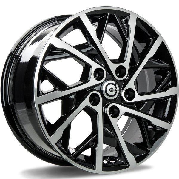 Rain Black Front Polished 6,5x16 5/114,3 ET48 CB73.1 60° - Alumiinivanteet - 320170 - 1