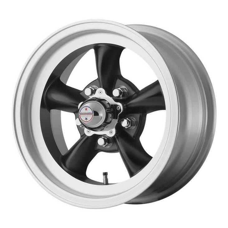 VN105 Satin Black Machined Lip 8,5x15 5/114,3 ET-25 CB83,1 60° - Alumiinivanteet - 331510 - 1