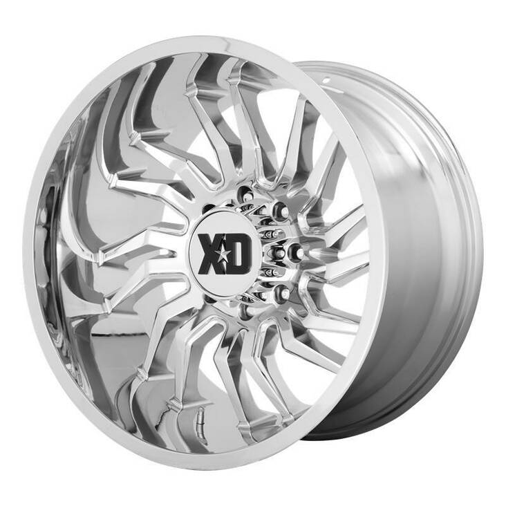 XD858 Chrome 10x22 6/139,7 ET-18 CB106,1 60° - Alumiinivanteet - 272750 - 1