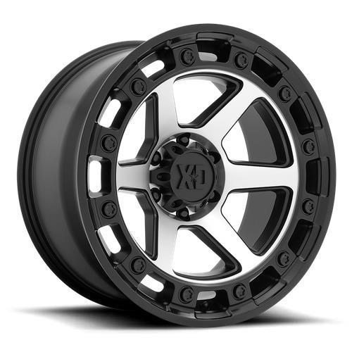 XD862 RAID SATIN BLACK MACHINED 9x17 6/139,7 ET0 CB106,1 60° - Alumiinivanteet - 327920 - 1