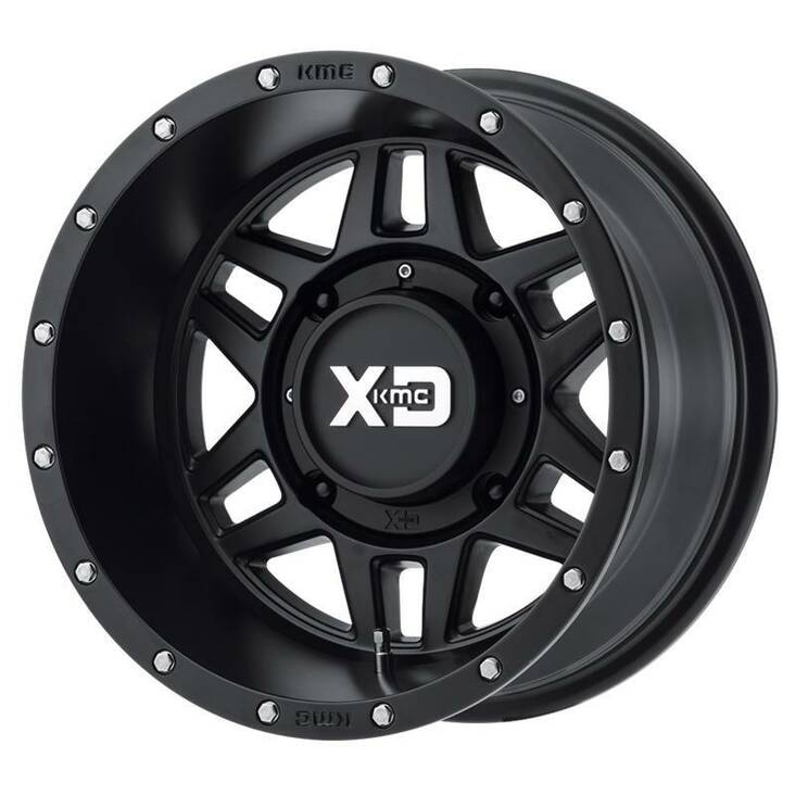 XS128 Satin Black 7x15 4/110 ET35 CB86,0 60° - Alumiinivanteet - 238920 - 1