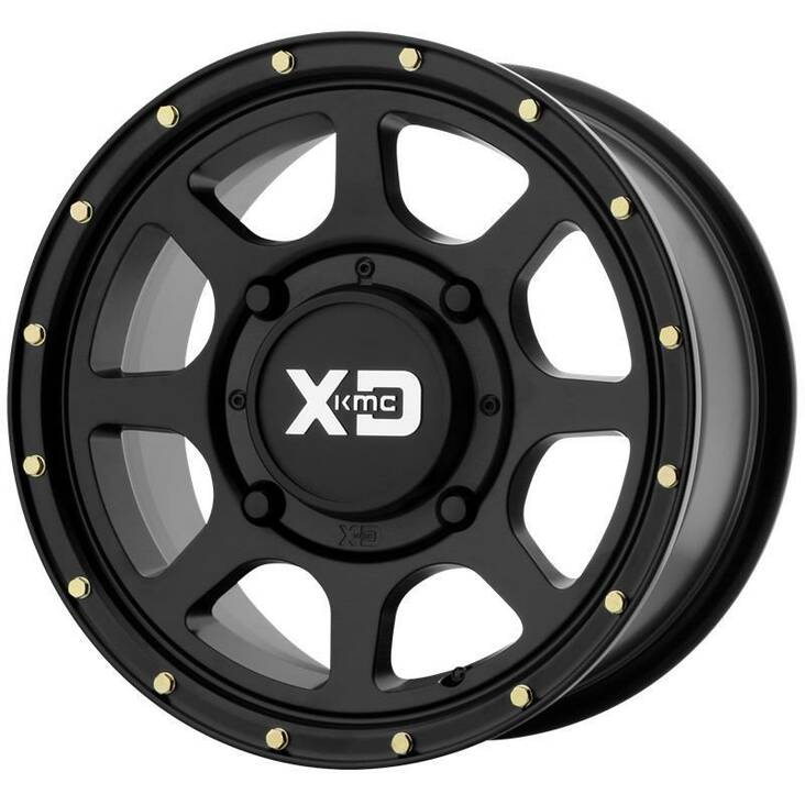 XS134 Satin Black 6x15 4/110 ET38 CB86,0 60° - Alumiinivanteet - 237810 - 1