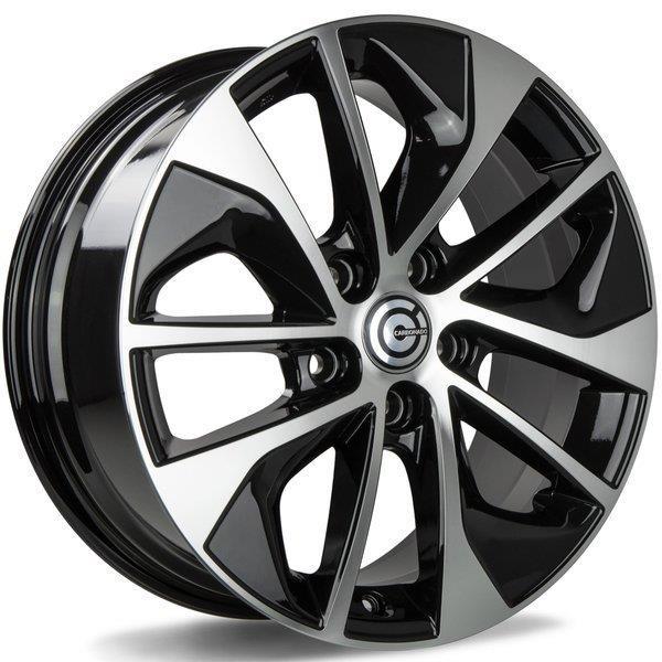 Yakuza Black Front Polished 7x17 5/114,3 ET39 CB67,1 60° - Alumiinivanteet - 314220 - 1