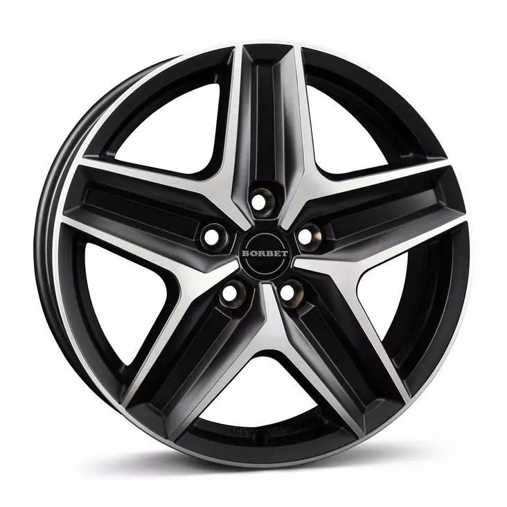 BORBET CWZ black polished matt 7,5x18 5/120 ET43 CB65,1 - Alumiinivanteet - 340090 - 1