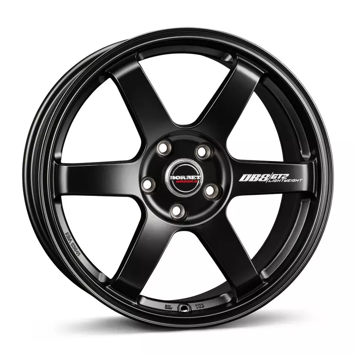 BORBET DB8GT2 black matt 8,5x18 5/112 ET35 CB72.5 60° - Alumiinivanteet - 340120 - 1