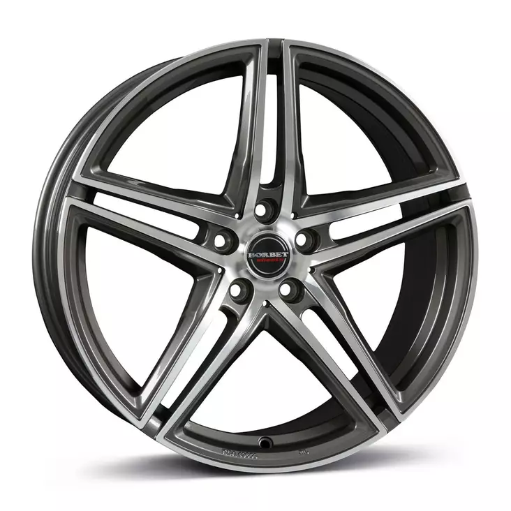 BORBET XRT graphite polished 8x18 5/100 ET35 CB57,1 - Alumiinivanteet - 340550 - 1