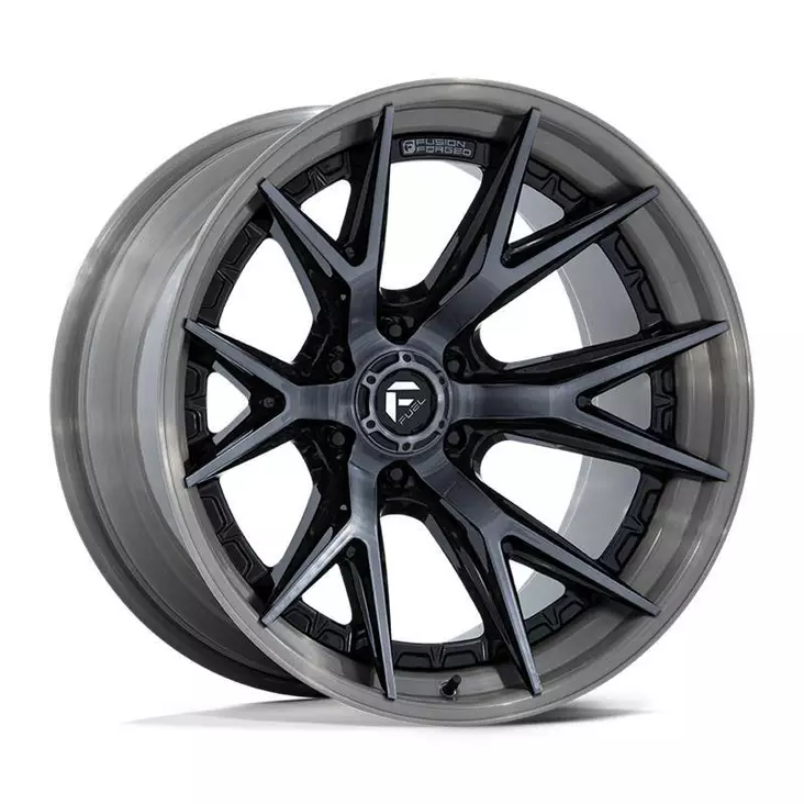 FC402 CATALYST GLOSS BLACK BRUSHED DARK TINT 12x22 8/170 ET-44 CB125.1 60° - Alumiinivanteet - 341360 - 1