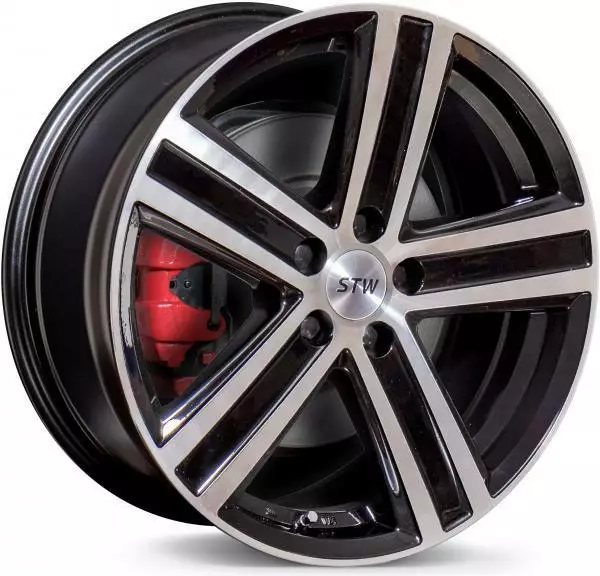 STW Cargo Black Pol 65x16 5/118 ET62 CB71,1 60° - Alumiinivanteet - 347160 - 1