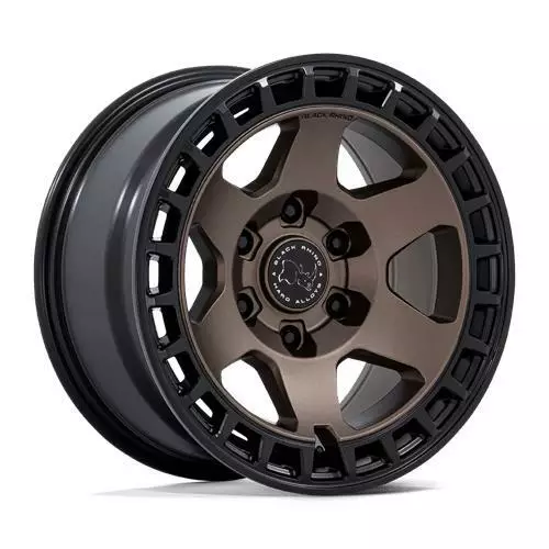 BR022 BAHARI BURNT BRONZE W/ MATTE BLACK LIP 8,5x17 5/127 ET-10 CB71,5 60° - Alumiinivanteet - 354660 - 1
