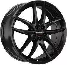 R46 Black 6x14 5/100 ET38 60° - Alumiinivanteet - 360720 - 1