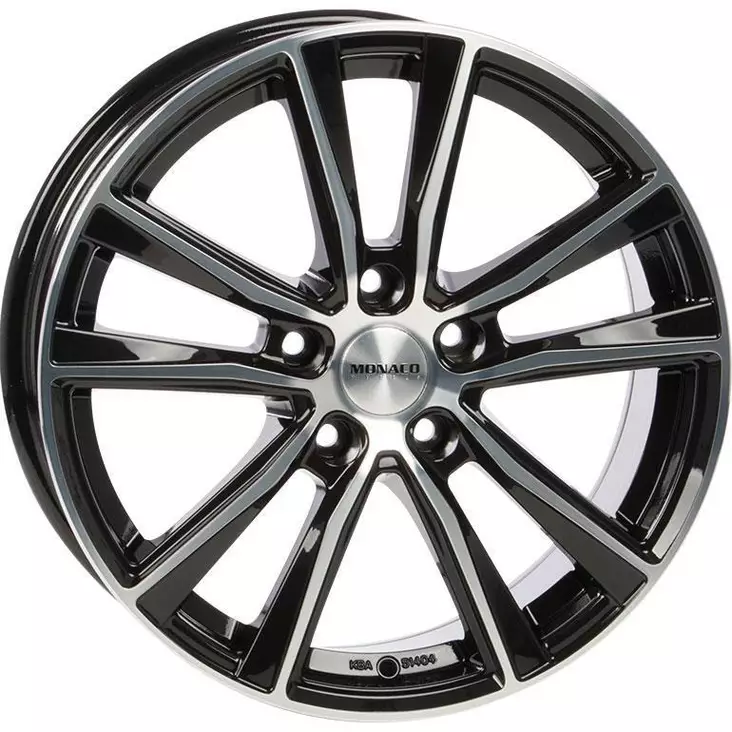 MC6 Gloss Black Polished 8x18 5/112 ET45 60° - Alumiinivanteet - 360830 - 1