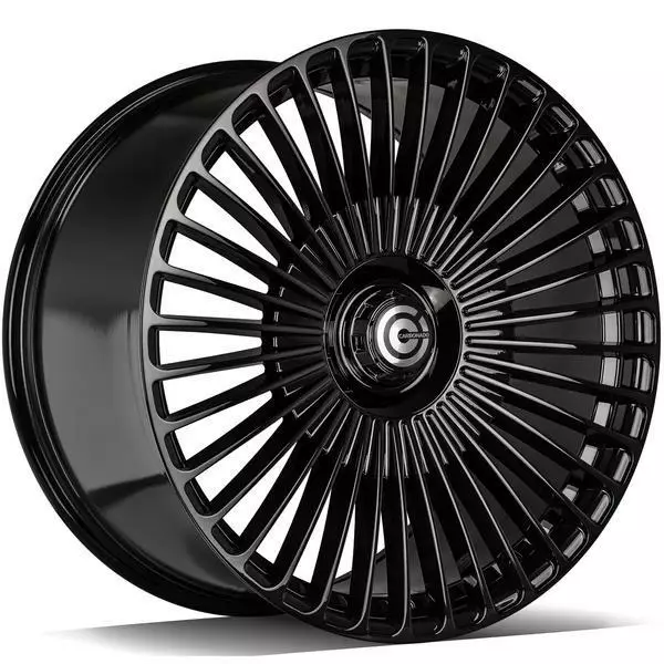 Hurricane Black Glossy 9,5x20 5/112 ET45 CB66.6 60° - Alumiinivanteet - 363470 - 1