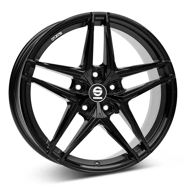 Sparco Record G.Blk 7,5x17 5-100 E48 C63,40 60 - Alumiinivanteet - 8027529169980 - 1