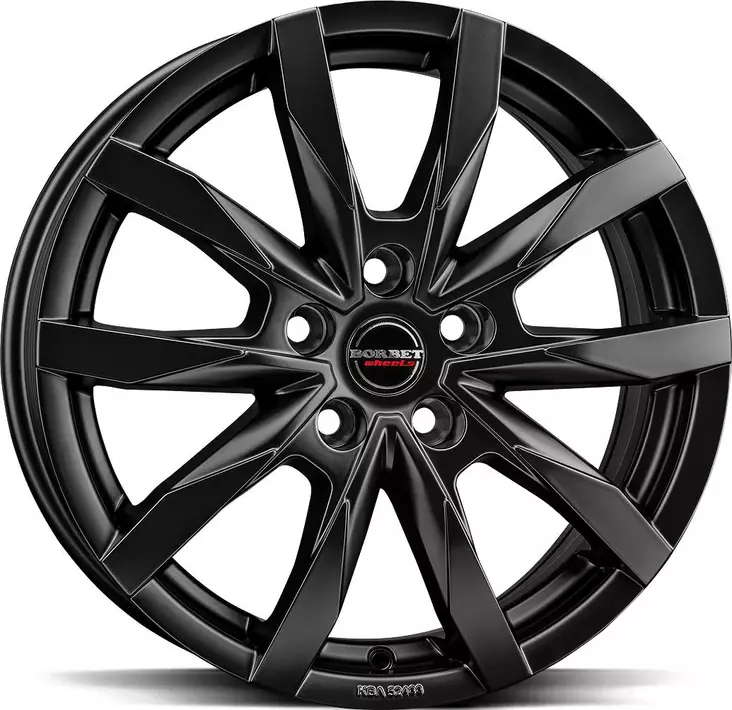 BORBET CW5 Black Matt 7,5x18 5/118 ET53 CB71.1 60° - Alumiinivanteet - 355670 - 1