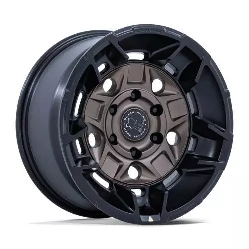BR028 GUARD BURNT BRONZE W/ MATTE BLACK LIP 8,5x17 6/139,7 ET35 CB106.1 60° - Alumiinivanteet - 358700 - 1