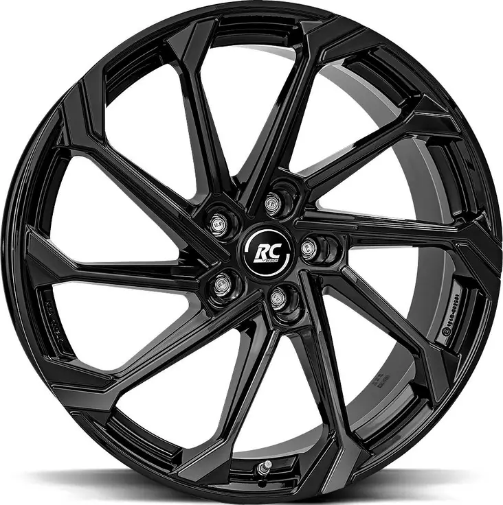 BROCK RC36 Shiny Black 7x17 5/114,3 ET45 CB67.1 60° - Alumiinivanteet - 373480 - 1