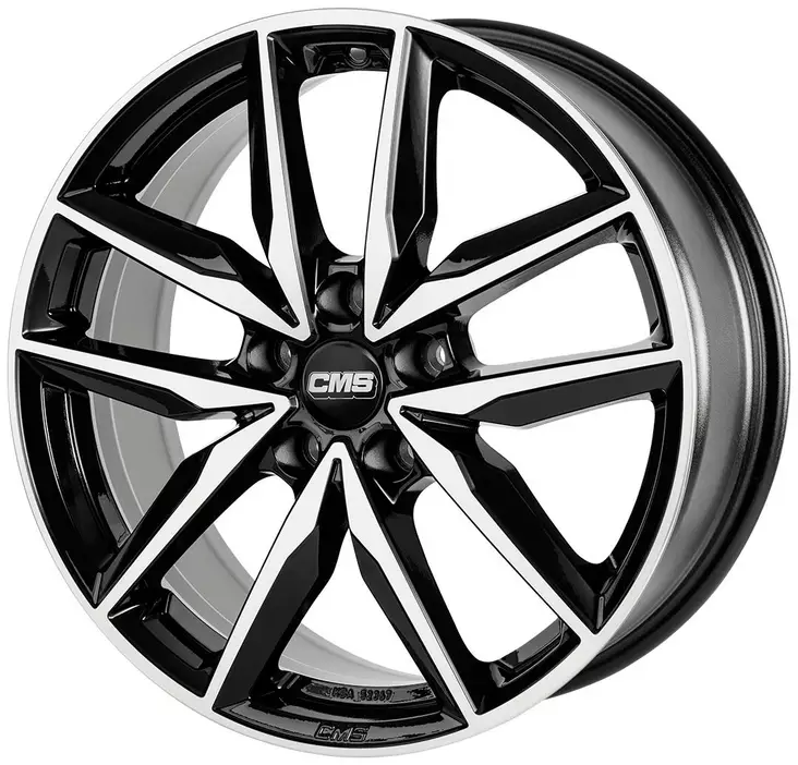 CMS C28 Diamond Black Gloss 8x20 5/112 ET33 CB66,5 R14 - Alumiinivanteet - 346540 - 1