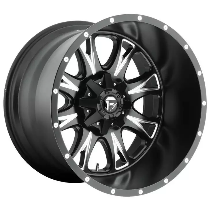 FC513 MATTE BLACK MILLED 10x18 5/114,3/127 ET-12 CB78,1 60° - Alumiinivanteet - 251240 - 1