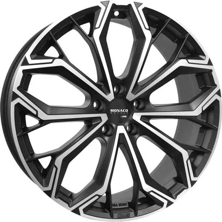 GPC17 M Blk Pol 8x18 5/108 ET48 60° - Alumiinivanteet - 374150 - 1