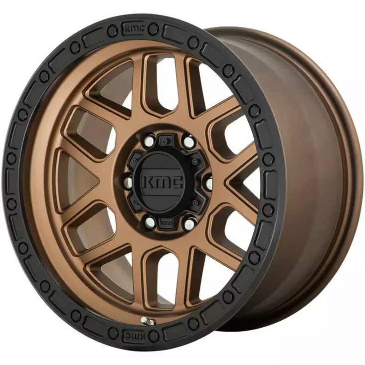 KM544 Matte Bronze With Black Lip 9x17 5/127 ET18 CB71,5 60° - Alumiinivanteet - 253490 - 1