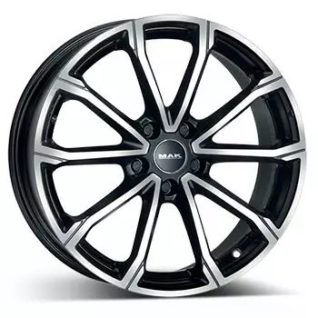 MAK DaVinci Black Mirror 7x18 5/114,3 ET34 CB66,1 60° - Alumiinivanteet - 352280 - 1