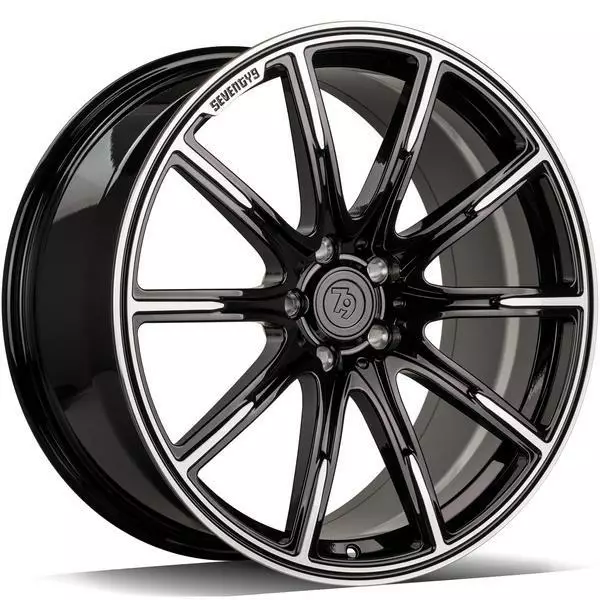 MF.11 Black Front Polished 10x23 5/130 ET30 CB84,1 60° - Alumiinivanteet - 363330 - 1