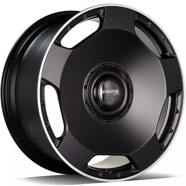 MF.6 Matt Black Machined Lip 10x22 5/130 ET30 CB84.1 60° - Alumiinivanteet - 362490 - 1