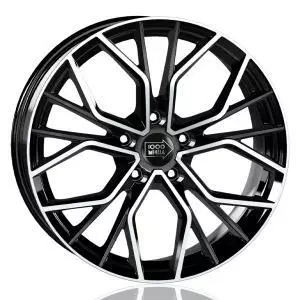 MM1020 Black Polished 8x18 5/108 ET45 60° - Alumiinivanteet - 364550 - 1