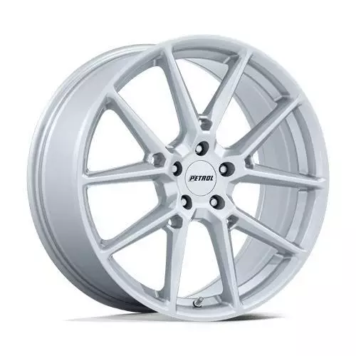 PE002 P1E GLOSS SILVER 8x19 5/108 ET40 CB72,6 60° - Alumiinivanteet - 354270 - 1