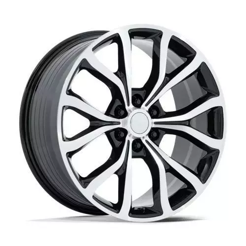 PR230 GLOSS BLACK W/ MACHINED FACE 9,5x22 6/135 ET44 CB87.1 60° - Alumiinivanteet - 359780 - 1