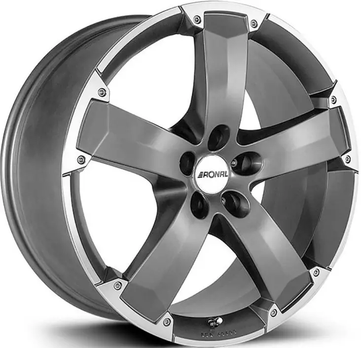 RONAL R47 Titanium Rim Lip Cut 8x18 5/118 ET45 CB71,1 60° - Alumiinivanteet - 344790 - 1