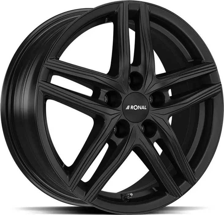 RONAL R65 Jet Black Matt 8x19 5/112 ET30 CB66,6 60° - Alumiinivanteet - 345610 - 1