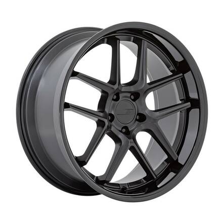 AR942 MATTE BLACK W/ GLOSS BLACK LIP 12x20 5/115 ET6 CB71.5 60° - Alumiinivanteet - 308141 - 1