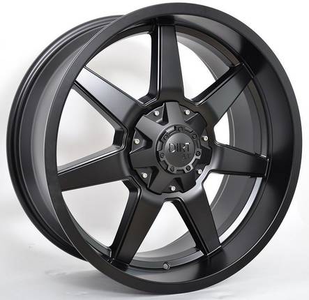D39 Flatblack 9x20 5/120/139,7 ET12 CB78.1 60° - Alumiinivanteet - 212321 - 1