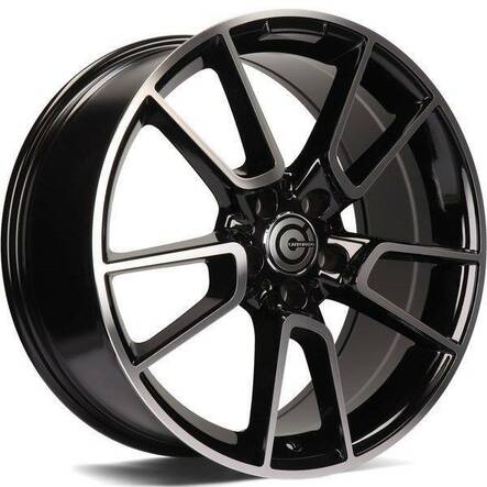 Excellent Black Front Polished 8,5x19 5/112 ET45 CB66.5 60° - Alumiinivanteet - 317541 - 1
