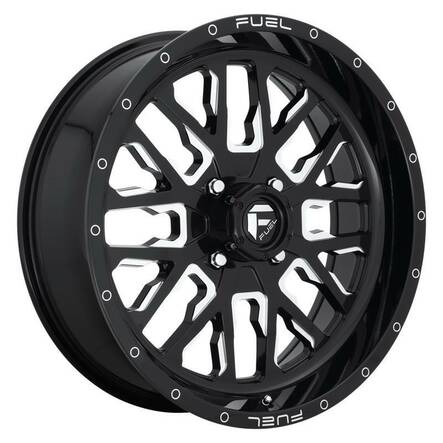 FV611 GLOSS BLACK MILLED 7x20 4/137 ET13 CB110.1 60° - Alumiinivanteet - 243111 - 1