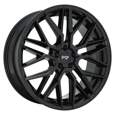 NC224 GLOSS BLACK 8x18 5/112 ET42 CB66.5 60° - Alumiinivanteet - 277991 - 1
