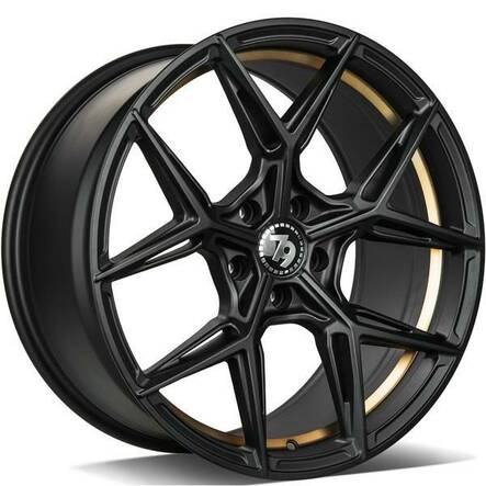 SCF-B Black Matt Gold Inner Lip 9,5x19 5/120 ET35 CB72.6 60° - Alumiinivanteet - 314441 - 1