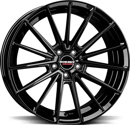 BORBET FB2DC Black Glossy 9x20 5/112 ET20 CB72.5 60° - Alumiinivanteet - 367641 - 1