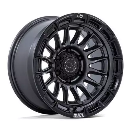 BR025 RIVAL MATTE GUNMETAL W/ MATTE BLACK LIP 8,5x17 6/139,7 ET10 CB106.1 60° - Alumiinivanteet - 353811 - 1
