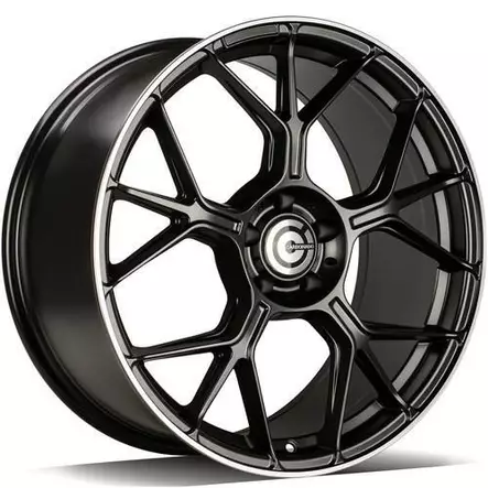 Chief Deep Matt Black Lip Polished 8,5x20 5/112 ET35 CB66.6 60° - Alumiinivanteet - 350601 - 1
