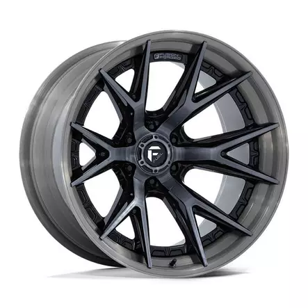 FC402 CATALYST GLOSS BLACK BRUSHED DARK TINT 12x24 8/170 ET-44 CB125.1 60° - Alumiinivanteet - 341401 - 1