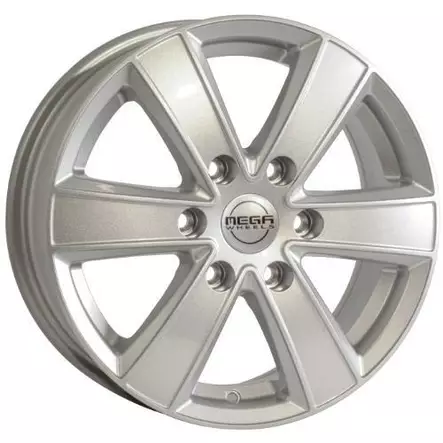 Hercules 6 Silver 6,5x16 6/120 ET50 CB74.6 60° - Alumiinivanteet - 349801 - 1