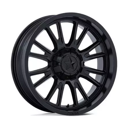 M51 THUNDERLIPS MATTE BLACK 7x24 4/137/156 ET0 CB110.1 60° - Alumiinivanteet - 341511 - 1